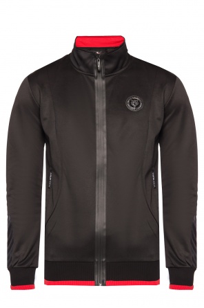 Band collar sweatshirt with logo, zdjęcie 1 Band collar sweatshirt with logo od Plein Sport
